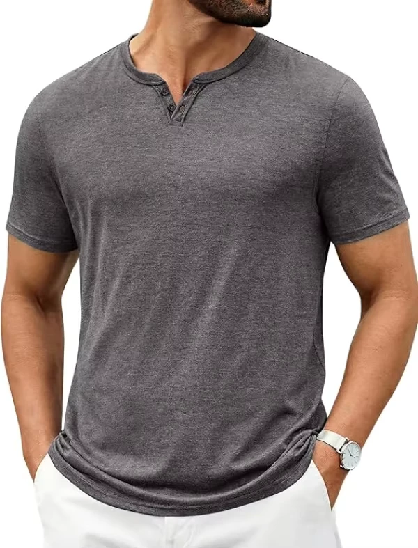 CHINEE-V-Neck-T-Shirt-Short-Sleeve-Casual-Soft-Notch-Neck-Tee-Classic-Plain-Shirts-Custom-Tee-T-Shirt-Shirts-for-Man-New-Trend