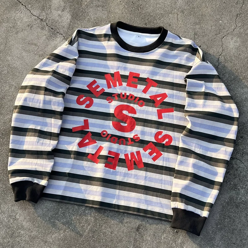 CHINEE-Vintage-Mens-Crew-Neck-Stripe-T-Shirts-High-Quality-Graphic-Printed-Shirt-Custom-100-Cotton-Thermal-Long-Sleeve-T-Shirt