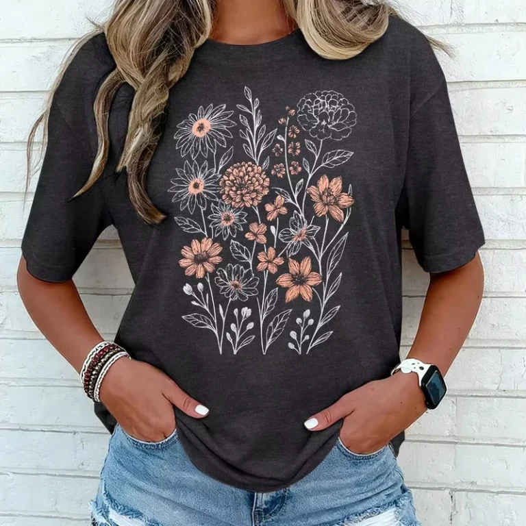 CHINEE-Women-100-Cotton-Graphic-Printed-T-Shirt-DTF-Graphic-Tee-Tops-O-Neck-Regular-T-shirts-Summer-Oversized-Short-Sleeve-Loose-Comfy