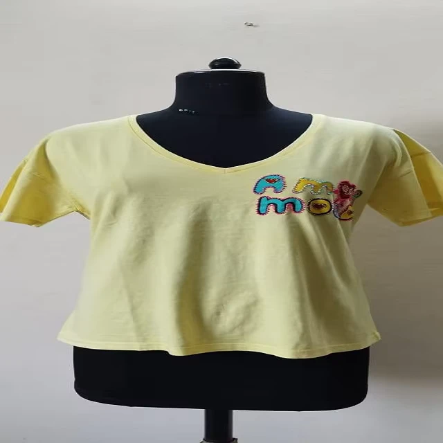CHINEE-Women-Cotton-V-Neck-T-Shirt-Manufacturer-Supply-1