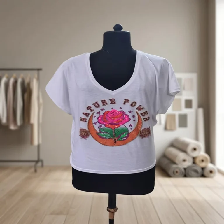 CHINEE-Women-Cotton-V-Neck-T-Shirt-Manufacturer-Supply-for-1