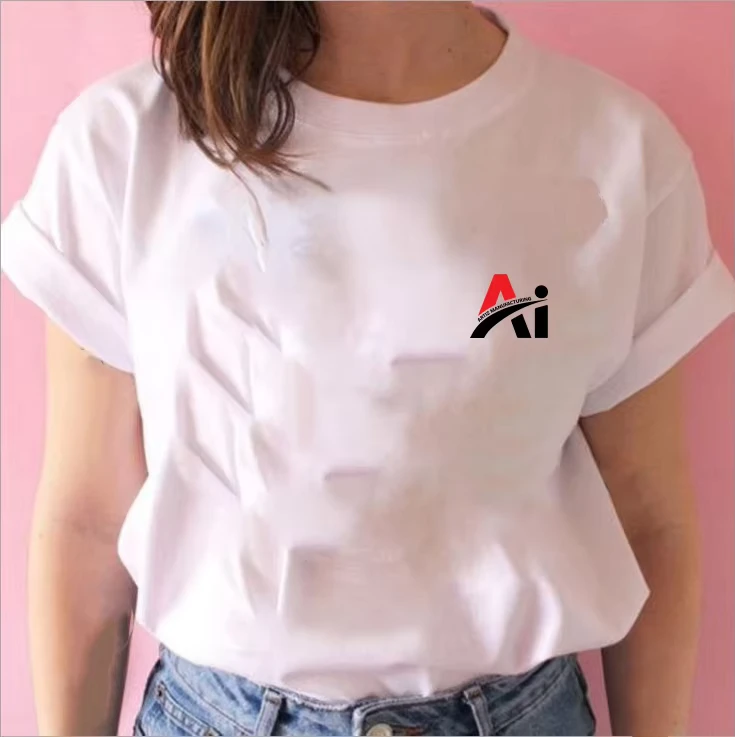 CHINEE-Women-Fashion-Cotton-T-Shirt-Short-Sleeve-Summer-Casual-Top-Custom-Logo-Design-Bulk-Supplier