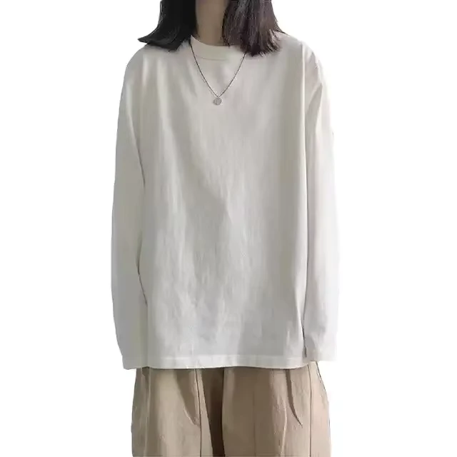 CHINEE-Women-Long-Sleeve-T-shirt-Oversized-Casual-Solid-Clothing-Blank-Fashion-T-Shirts