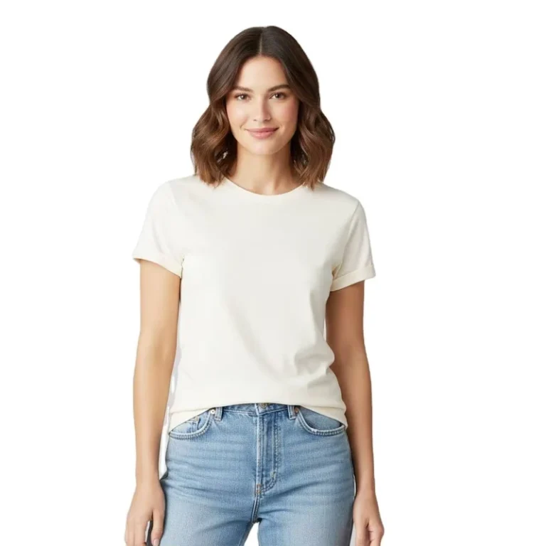 CHINEE-Women-Plain-T-Shirt-Regular-Fit-Short-Sleeve-Casual-Solid-Color-Soft-Cotton-Summer-Basic-Tee-Comfortable-Daily-Wear