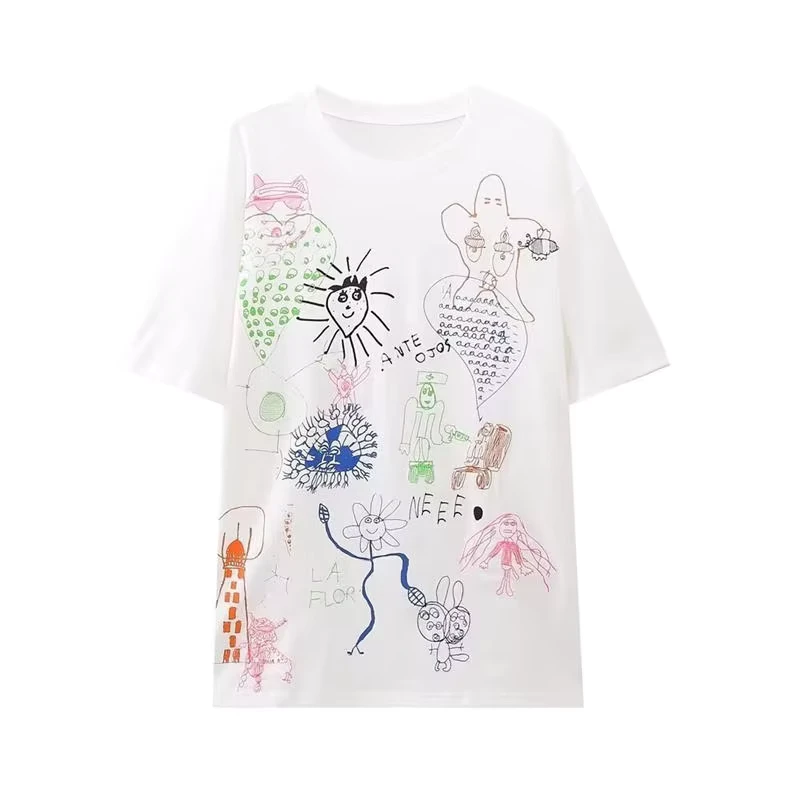 CHINEE-Women-Printed-Oversized-T-Shirts-OEM-Factory-Premium-Fabric-Tee-Lightweight-Breathable-Custom-Branding-Available-for-Retail-Bulk