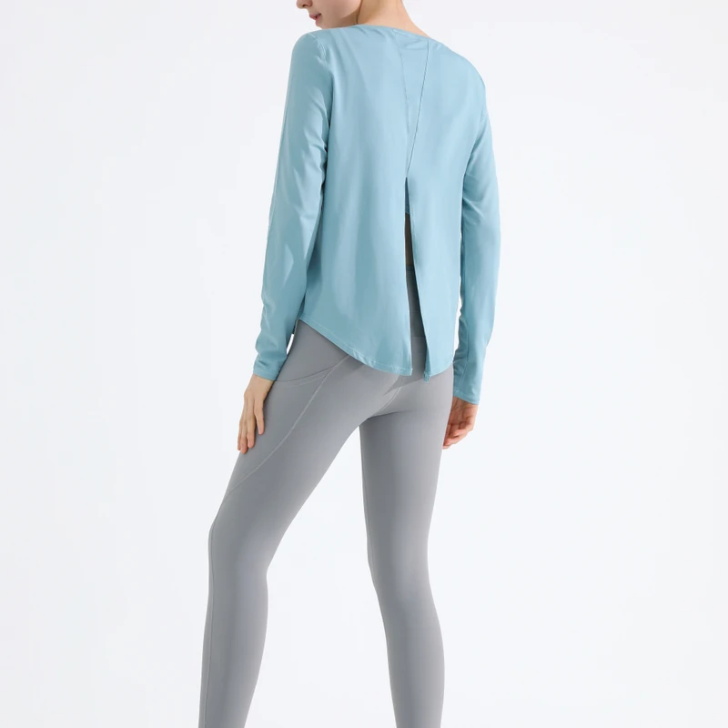 CHINEE-Women-Running-Quick-Dry-Breathable-Loose-Slim-Yoga-Stretch-Long-Sleeve-T-Shirt