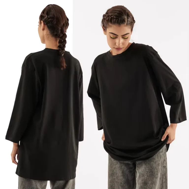 CHINEE-Women-Summer-Drop-Shoulder-Crew-Neck-T-Shirts-Casual-Regular-Fit-Sports-Sublimation-Compressed-Knitted-100-Cotton-Eco-Friendly