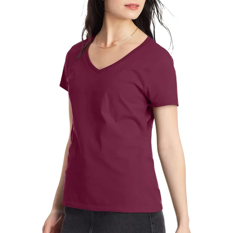 CHINEE-Women-V-neck-Short-Sleeve-100-Cotton-Breathable-Casual-Summer-T-shirts-High-Quality-Apparel