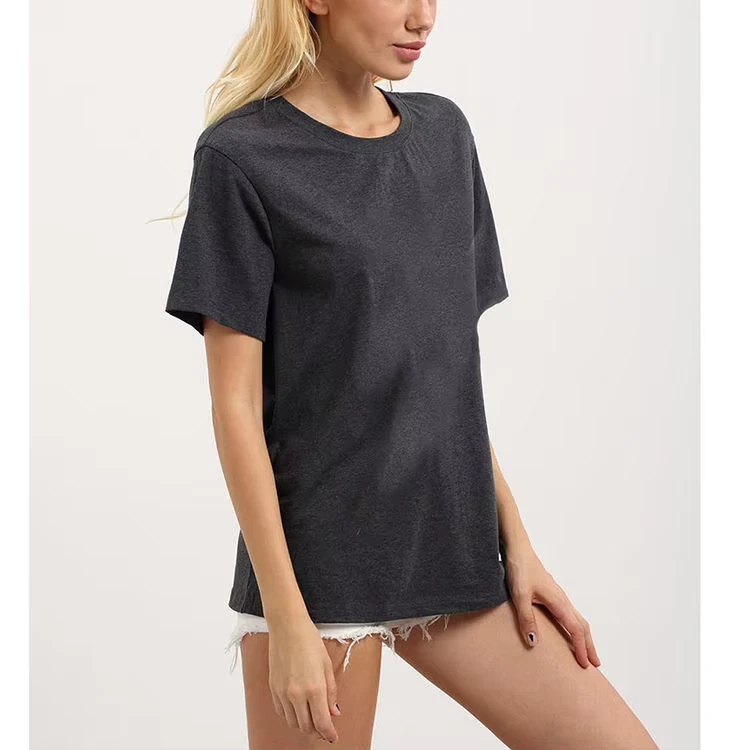 CHINEE-Womens-Black-Washed-T-Shirt-Casual-Oversized-Short-Sleeve-Vintage-Style-Fashion-Tee-1