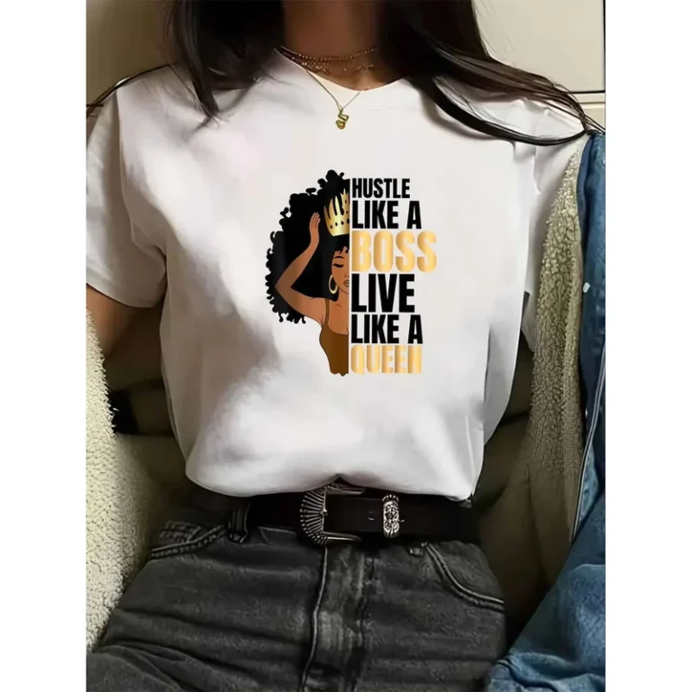 CHINEE-Womens-Casual-Printed-Short-Sleeve-T-Shirt-Spandex-Polyester-Blend-Quick-Dry-Breathable-All-Seasons-Outdoor-Daily-Wear