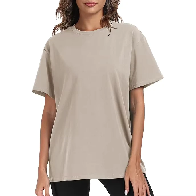 CHINEE-Womens-Crew-Neck-T-Shirts-Regular-Fit-100-Cotton-Soft-Casual-Eco-Friendly-Quick-Dry-Breathable-Summer-T-Shirts