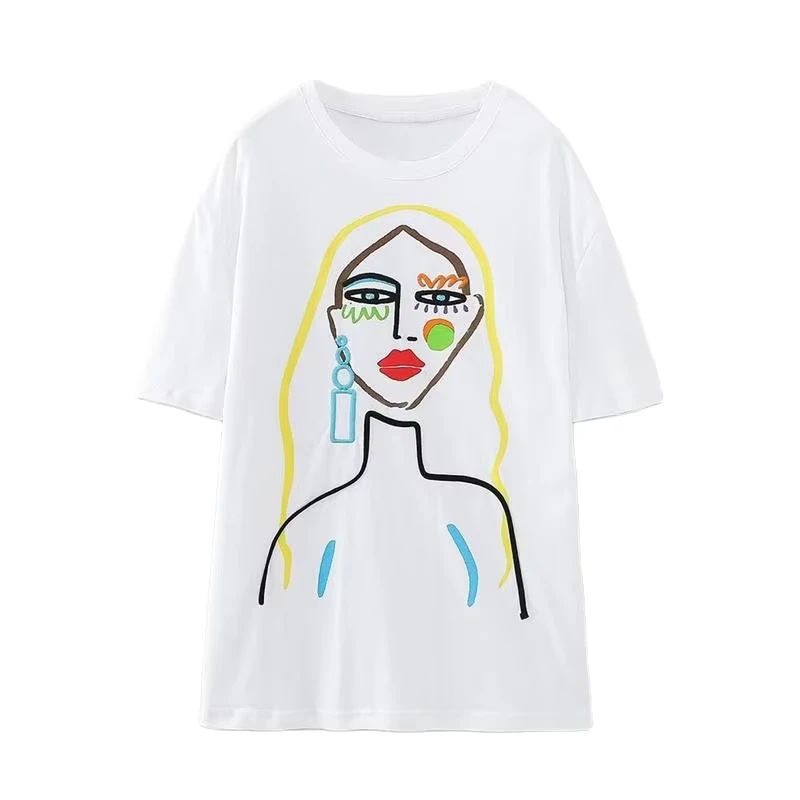 CHINEE-Womens-Oversized-Graphic-Printed-T-Shirt-Premium-Cotton-Casual-Streetwear-Summer-Fashion-Tee