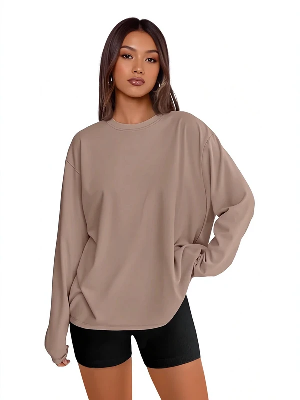 CHINEE-Womens-Oversized-Long-Sleeve-T-Shirts-Basic-Crewneck-O-Neck-Tee-Fall-Tops-Casual-Essential-Workout-Y2K-Clothes
