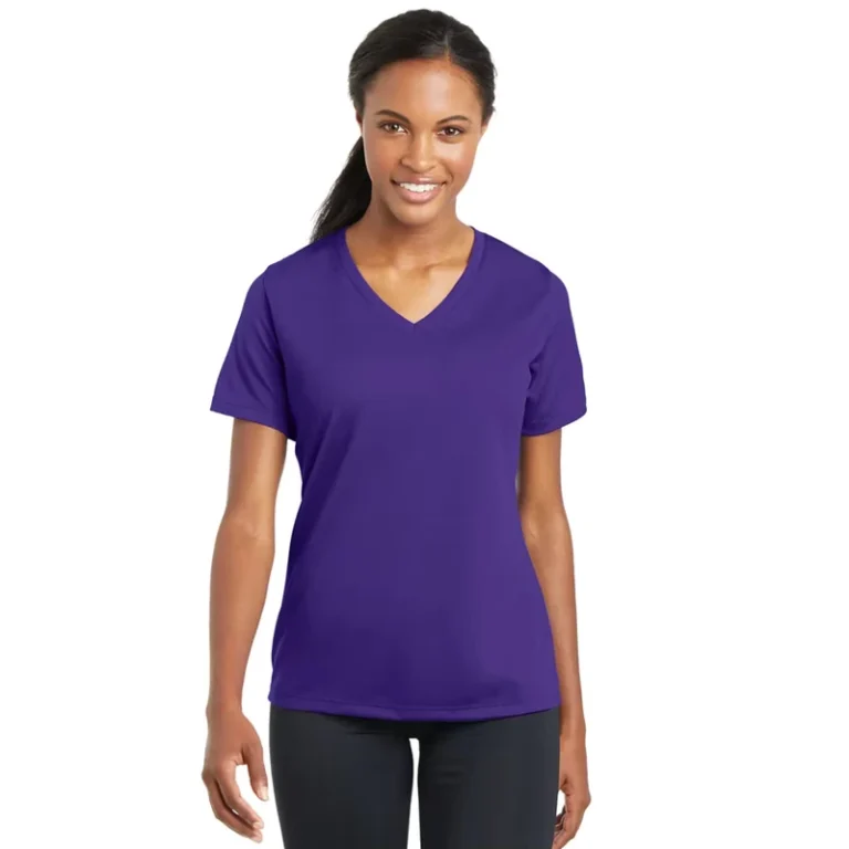 CHINEE-Womens-Plain-V-Neck-T-Shirt-Short-Sleeve-Soft-Casual-Lightweight-Everyday-Breathable-Fabric-T-Shirt-For-Womens-Wear
