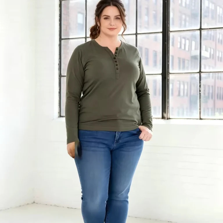 CHINEE-Womens-T-Shirt-Custom-Logo-Raglan-Button-up-Tee-Shirt-Blank-High-Quality-Tops-Long-Sleeve-Tees-Cotton-Polyester