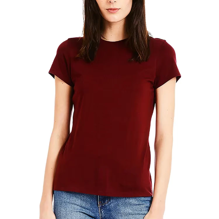 CHINEE-Womens-T-Shirt-High-Quality-Custom-Made-O-Neck-Casual-Patchwork-Solid-Eco-Friendly-Quick-Dry-Breathable-Plus-Size