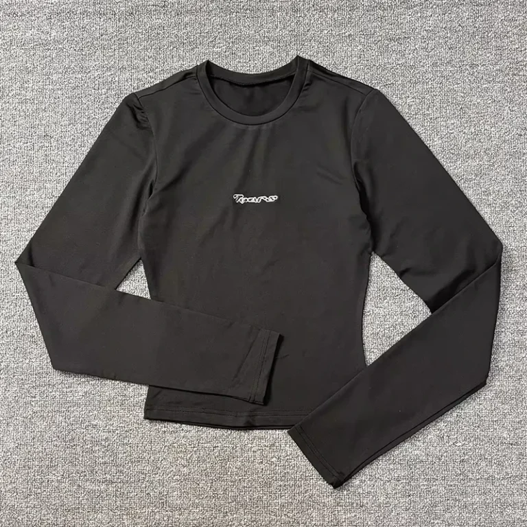 CHINEE-Womens-T-shirts-Embroidery-Bulk-t-Shirts-Custom-High-Quality-Black-Cotton-Long-Sleeve-t-Shirt