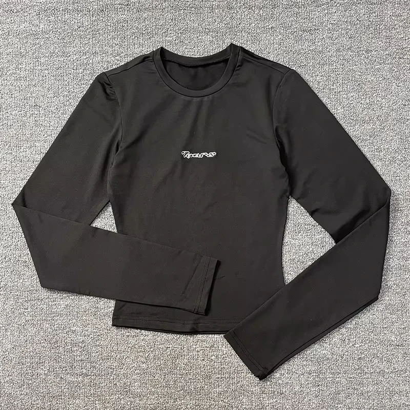 CHINEE-Womens-T-shirts-Embroidery-Bulk-t-Shirts-Custom-High-Quality-Black-Cotton-Long-Sleeve-t-Shirt