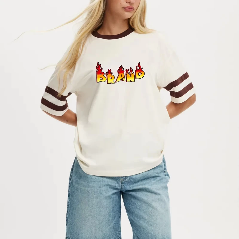 CHINEE-Womens-Unisex-Summer-Eco-Friendly-100-Cotton-Short-Sleeve-T-Shirts-Customizable-High-Quality-Fashion