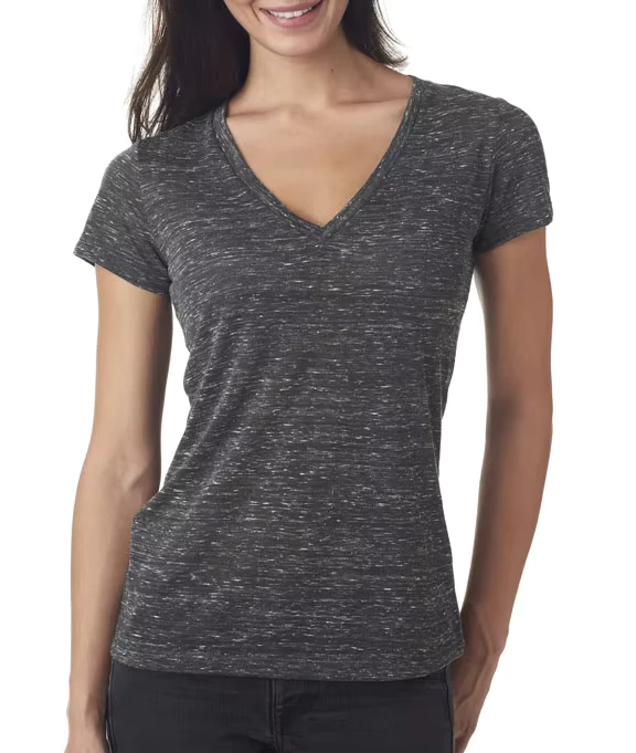 CHINEE-Womens-V-Neck-Long-Sleeve-Tee-in-Solid-Color-for-Plus-Size-Customization