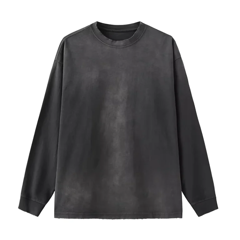 CHINEE-YG371-Custom-Men-100-Cotton-T-Shirt-Long-Sleeve-Blank-Vintage-Logo-Custom-Faded-Oversized-Washed-T-Shirt