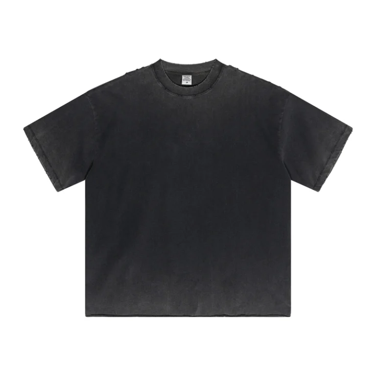 CHINEE-YUKAIHE-250gsm-Summer-Oversized-Custom-Custom-100-Cotton-Heavyweight-Acid-Wash-T-shirt