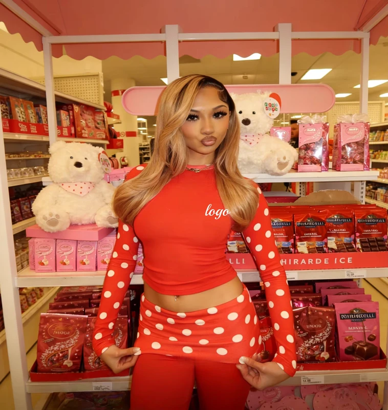 CHINEE-Yoga-Set-Active-Wear-Set-Polka-Dot-Logo-Printing-Women-Outfits-Workout-Women-Set-Jogger-Jacket-Leggings-Tracksuit-Set