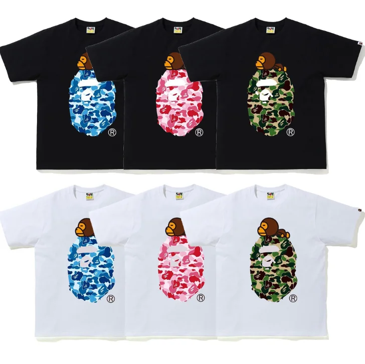 1-1-High-Version-Letter-Printing-Bathing-Ape-Shirt-Fashion-Designer-T-Shirt-Men-Trendy-Printed-Bapees-T-Shirt-2