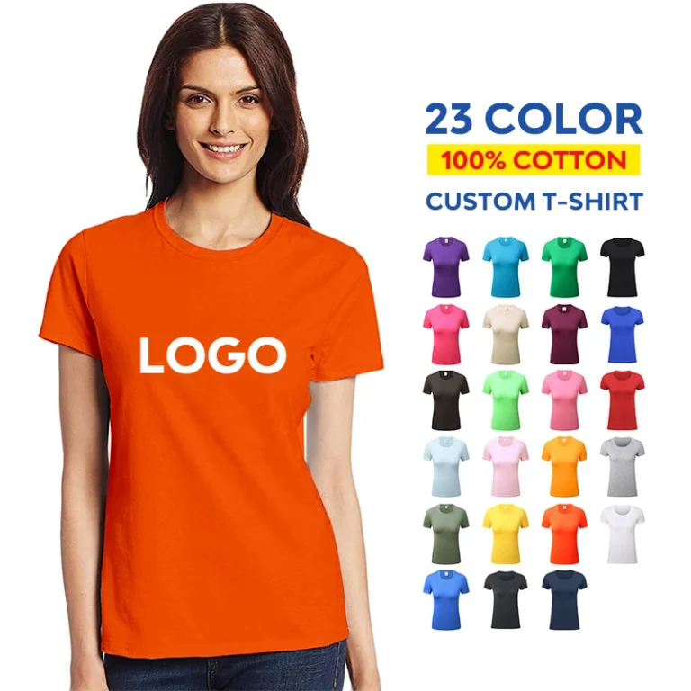 100-Cotton-170g-Light-Weight-Plain-Tees-Custom-Screen-Printing-Short-Sleeve-White-Blank-Womens-T-shirts