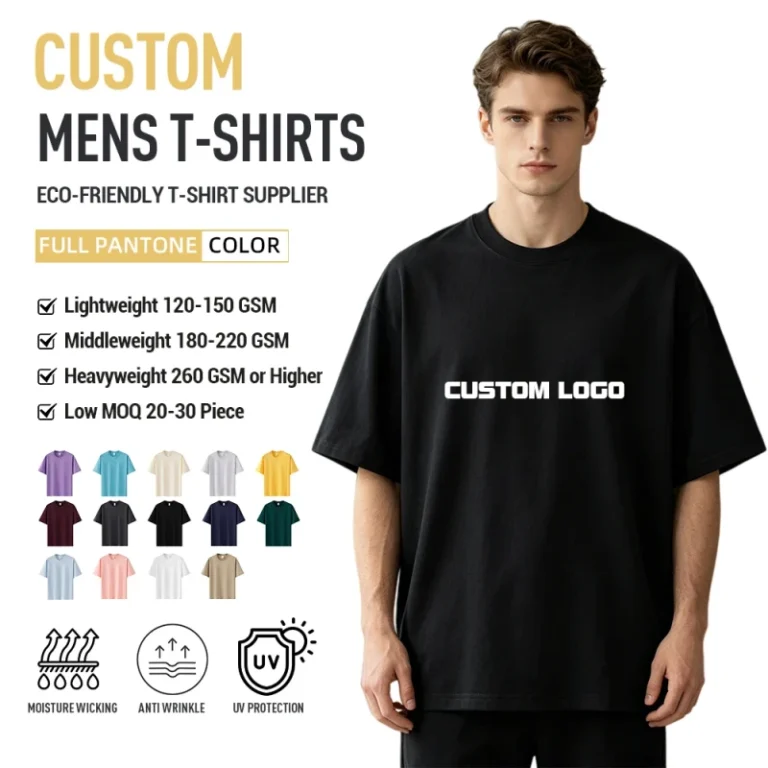 100-Cotton-260-Grams-Loose-Crew-Neck-Basic-Short-Sleeve-Mens-T-Shirt-Custom-Logo-T-Shirt-for-Men-1