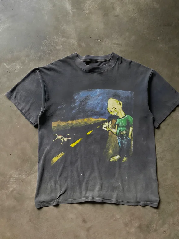 100-Cotton-Alien-Graphic-T-Shirt-Digital-Printed-Logo-Vintage-Distressed-Effect-Streetwear-Tee-For-Men