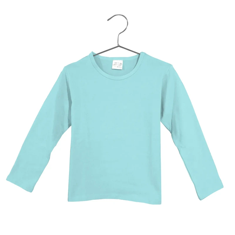 100-Cotton-Blank-Kids-T-shirt-With-Long-Sleeves-Children-Clothes-Low-MOQ