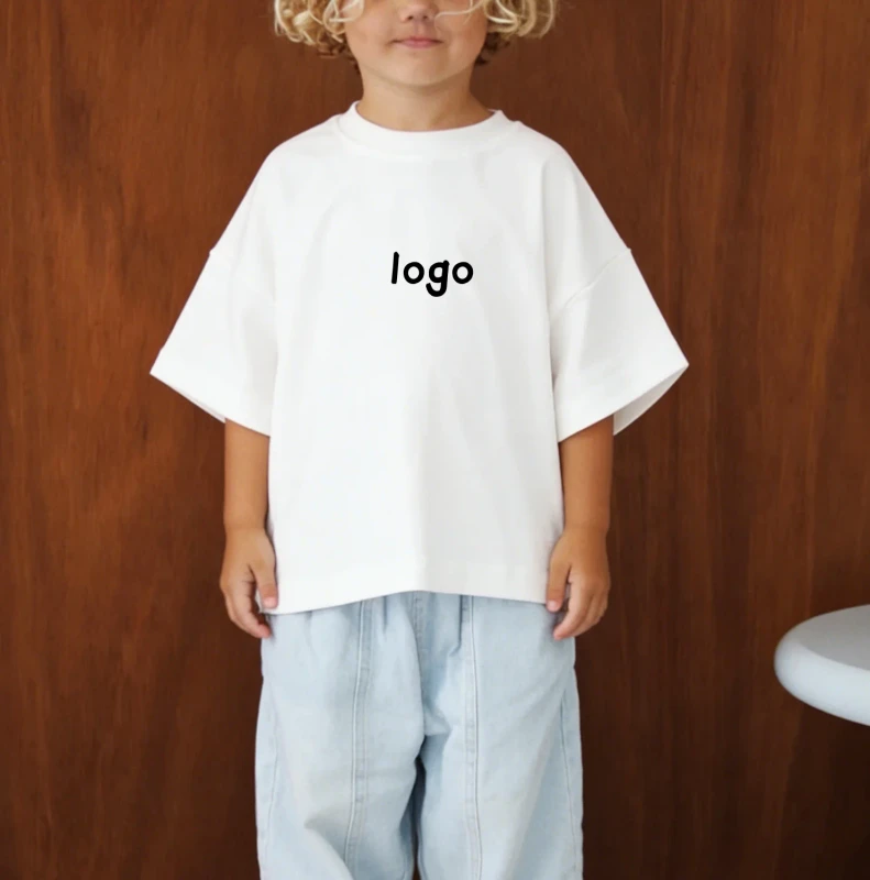 100-Cotton-Children-T-Shirt-Custom-Plain-Solid-Color-T-Shirt-Kids-Summer-Clothing-Oversized-Short-Sleeved-Tshirts