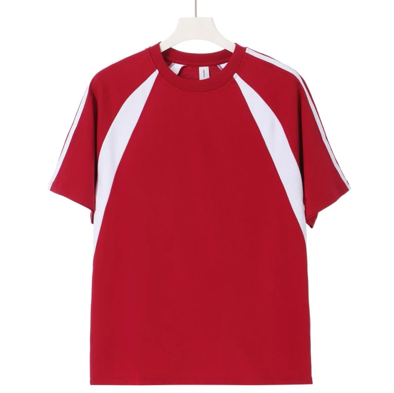 100-Cotton-Color-T-shirt-Custom-Mens-T-shirt-250g-Thick-Casual-Short-Sleeved-Round-Neck-T-shirt