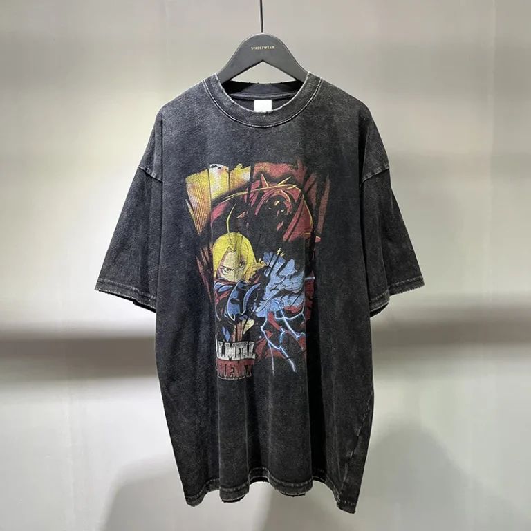 100-Cotton-Men-Short-Sleeve-Oversized-T-Shirt-Faded-Graphic-Vintage-Washed-Hip-Hop-T-Shirt-Unisex