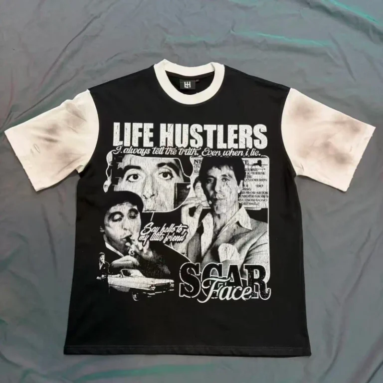 100-Cotton-Men-T-Shirt-Scarface-Graphic-Rhinestone-Y2K-Streetwear-Oversized-Two-Tone-Distressed-Hip-Hop-Tee