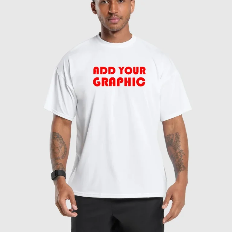 100-Cotton-Mens-Casual-T-Shirts-Short-Sleeve-Oversize-With-Custom-Screen-Printing-Long-Graphic-Tees