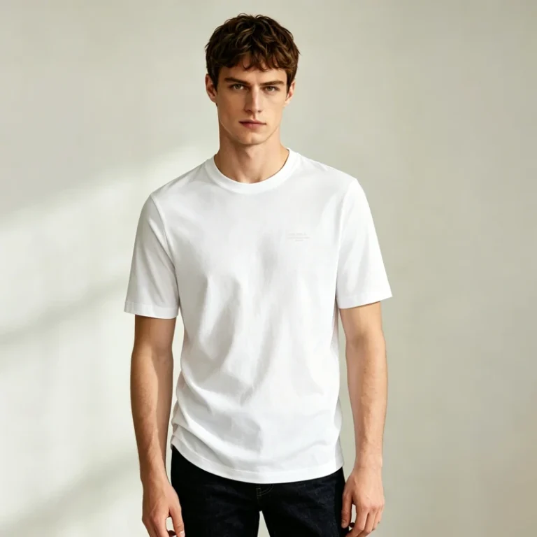 100-Cotton-Mens-Crew-Neck-T-Shirt-Short-Long-Sleeve-Available-Soft-Breathable-Fabric-Custom-Logo-Ready-to-Ship