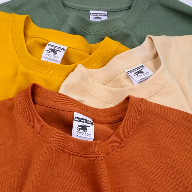 100-Cotton-Mens-T-Shirt-Heavyweight-Oversized-Drop-Shoulder-Custom-Logo-Boxy-Blank-Organic-Cotton-T-Shirt