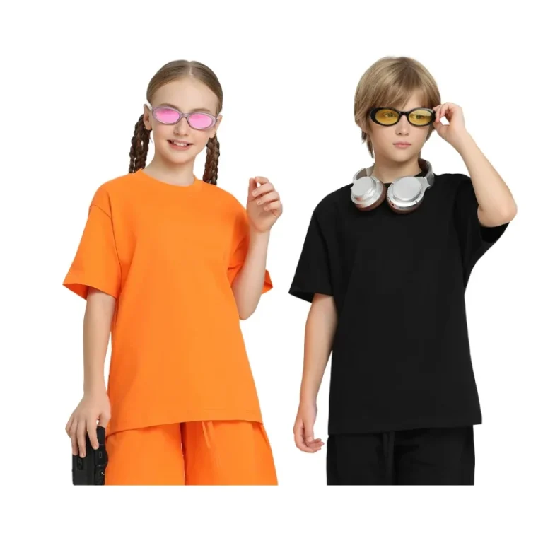 100-Cotton-Printed-Plain-stripe-Toddler-Boys-School-T-shirt