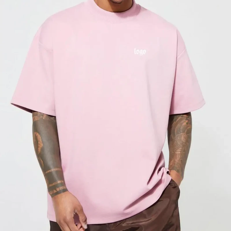 100-Organic-Cotton-Mens-T-Shirts-Custom-Logo-Men-Printing-T-Shirt-Plain-230g-Oversized-T-Shirts