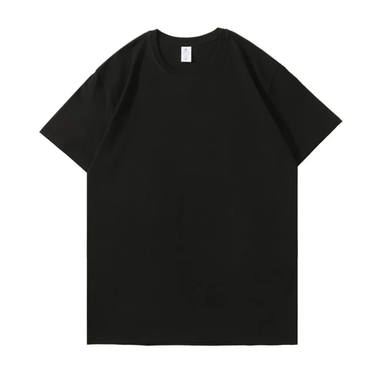 100-Organic-Cotton-T-Shirt-Customizable-Plain-Oversized-Design-Solid-Pattern-Casual-Style-Silk-Screen-Printing-Method-Blank