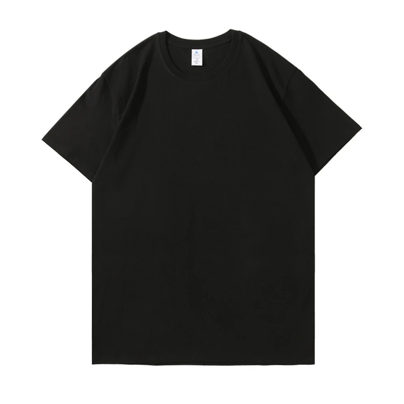 100-Organic-Cotton-T-Shirt-Customizable-Plain-Oversized-Design-Solid-Pattern-Casual-Style-Silk-Screen-Printing-Method-Blank