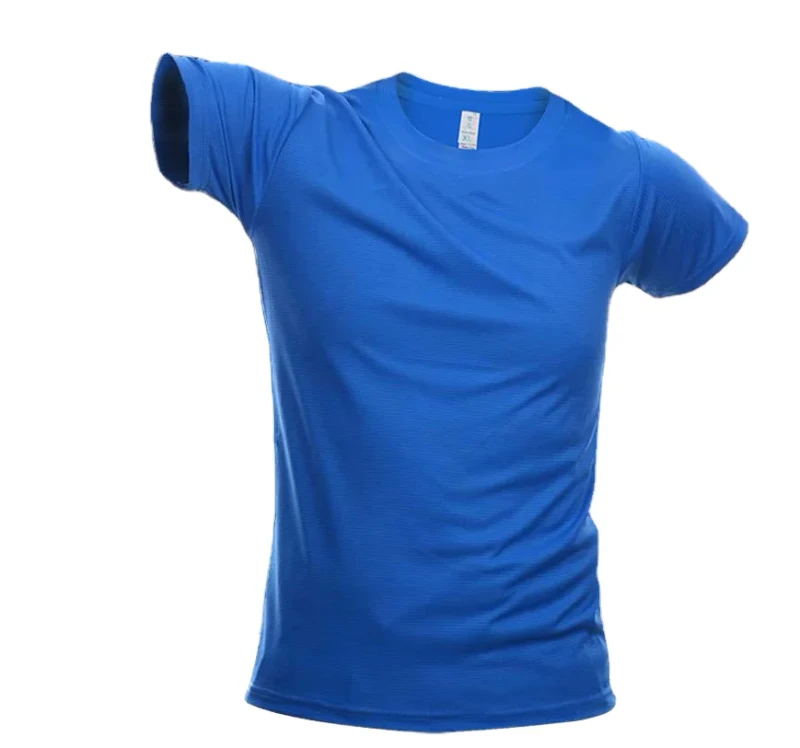 100-Polyester-Customizable-Unisex-T-shirts-Solid-Pattern-170-Grams-Fabric-Anti-Pilling-Quick-Dry-Bulk
