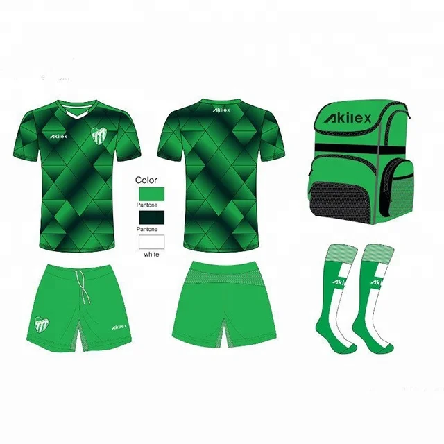 100-Polyester-Soccer-Jerseys-Football-Shirt-Club-Team-Kids-Football-Kits