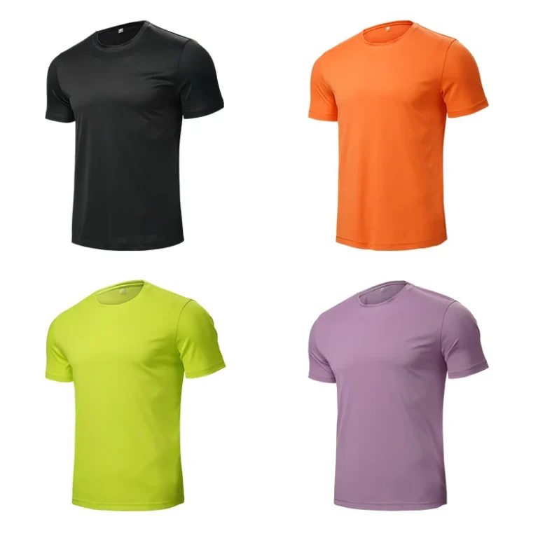100-Polyester-T-shirts-Bulk-Lightweight-Solid-Color-Street-Wear-Training-Gym-Running-Men-T-Shirt