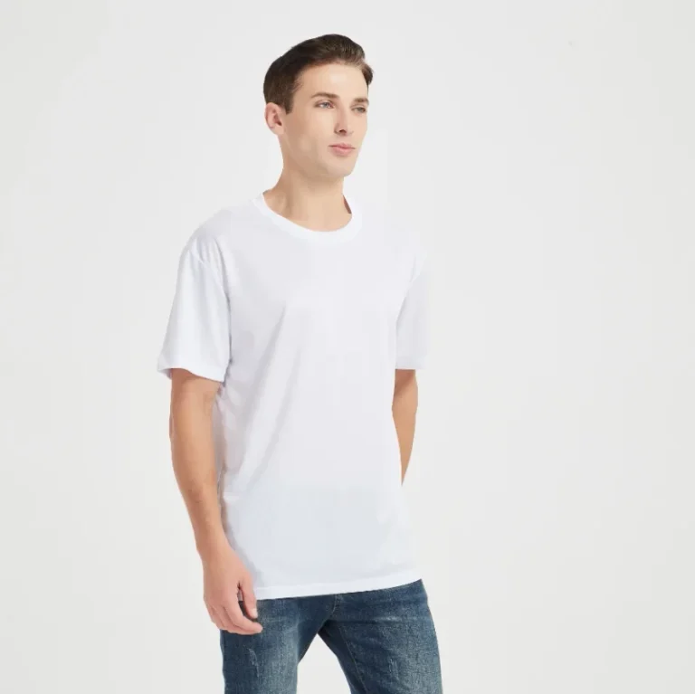 100-Polyester-Tshirts-Sublimation-T-Shirts-Plain-Custom-Printing-Oversized-White-Blank-T-Shirt-3