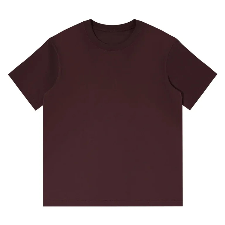 100-Pure-Cotton-Casual-Blank-Short-sleeved-Mens-and-Womens-T-shirt-230g-Heavyweight-Solid-Color-Casual-Fashion