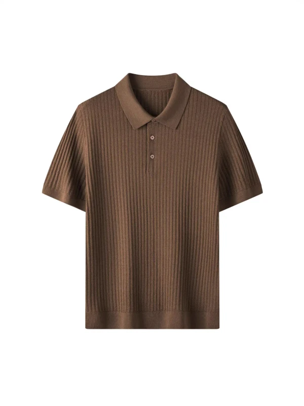 100-Wool-Ribbed-Old-Money-Style-Mens-Knitted-Polo-Sweater-Solid-Color-T-Shirt-High-End-Short-Sleeve-Top
