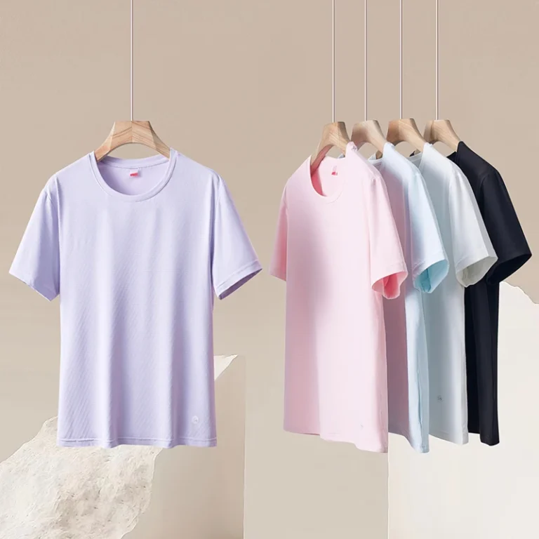 170Gsm-Eco-Friendly-Streetwear-Plain-Low-MOQ-Pink-Womens-T-Shirt-with-Custom-Logo